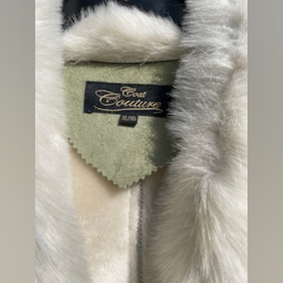 Brand new beautiful Coat Couture  sage green faux sheepskin fall jacket.⁸ - Picture 4 of 6